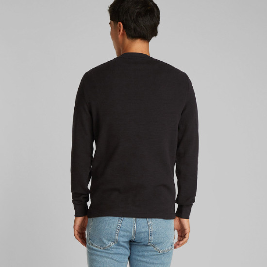 Calvin Klein Ανδρική μακρυμάνικη μπλούζα Long Sleeve Waffle T-shirt